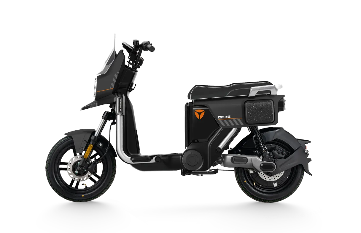 Scooter elétrica preta